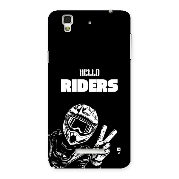 Hello Riders Back Case for YU Yureka Plus