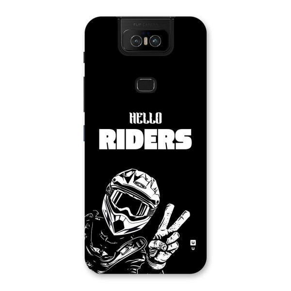 Hello Riders Back Case for Zenfone 6z