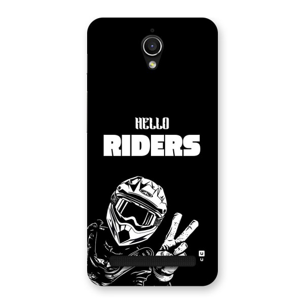 Hello Riders Back Case for Zenfone Go