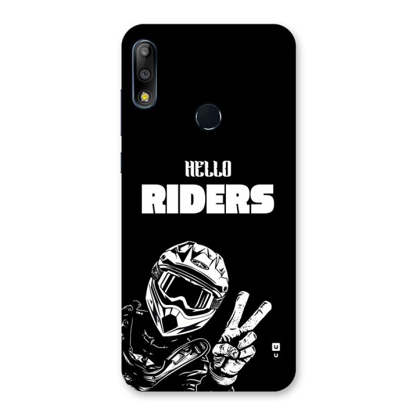 Hello Riders Back Case for Zenfone Max Pro M2