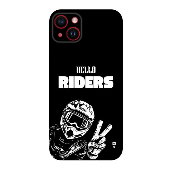 Hello Riders Back Case for iPhone 14 Plus