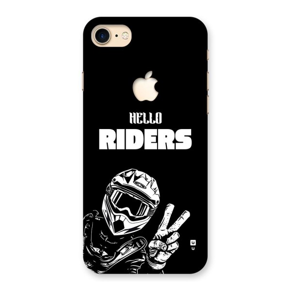 Hello Riders Back Case for iPhone 7 Apple Cut