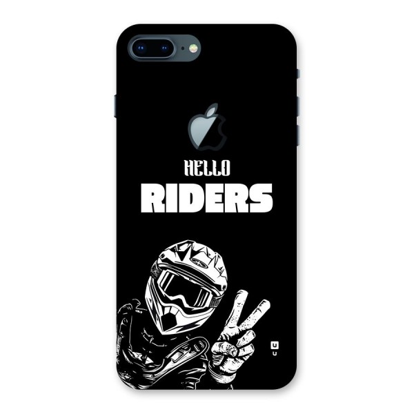 Hello Riders Back Case for iPhone 7 Plus Apple Cut