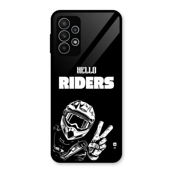 Hello Riders Glass Back Case for Galaxy A23