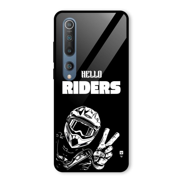 Hello Riders Glass Back Case for Mi 10