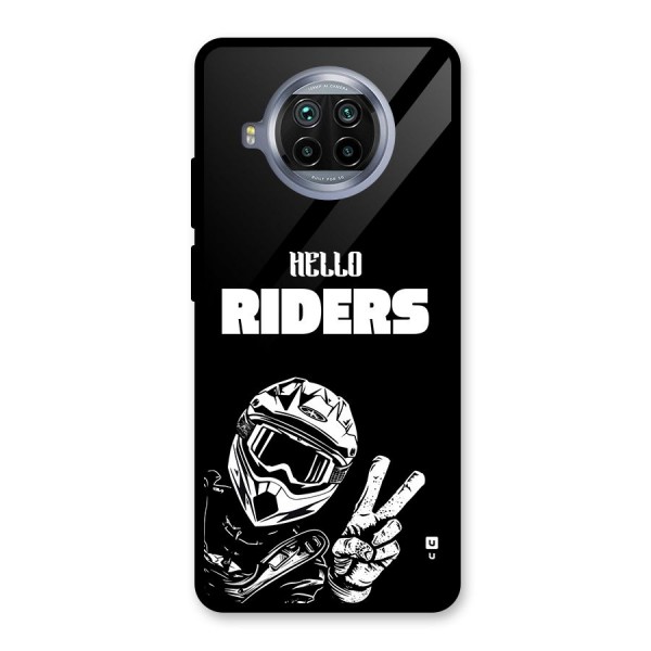 Hello Riders Glass Back Case for Mi 10i