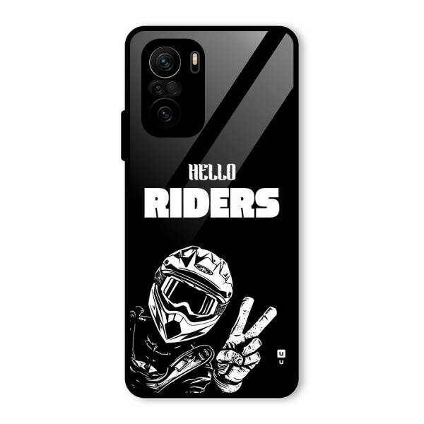 Hello Riders Glass Back Case for Mi 11X Pro