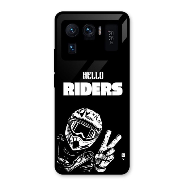 Hello Riders Glass Back Case for Mi 11 Ultra