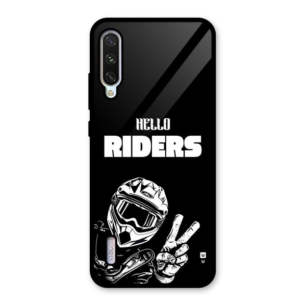 Hello Riders Glass Back Case for Mi A3