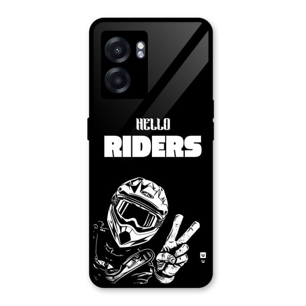 Hello Riders Glass Back Case for Oppo K10 (5G)