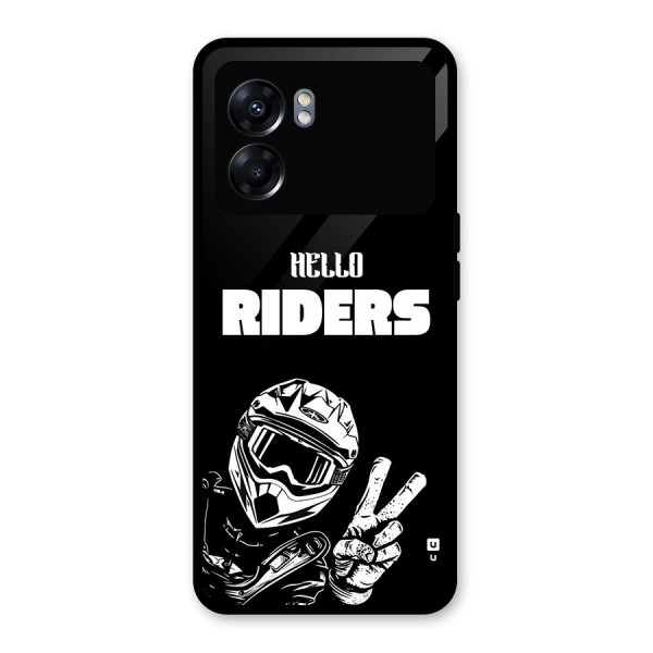 Hello Riders Glass Back Case for Oppo K10 5G