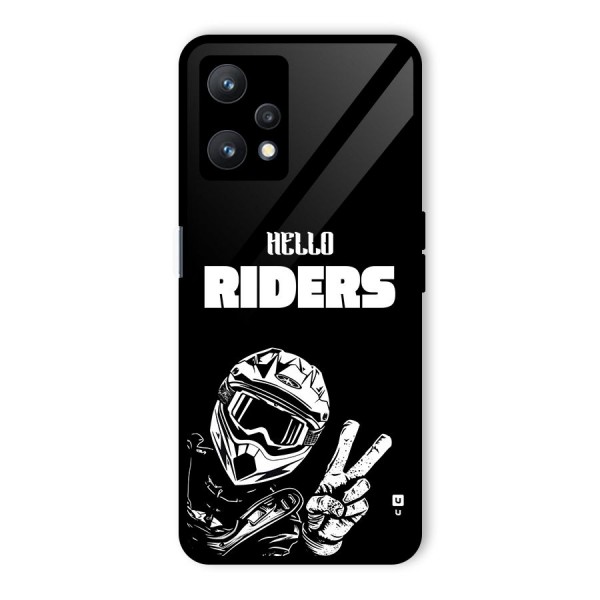 Hello Riders Glass Back Case for Realme 9 Pro 5G