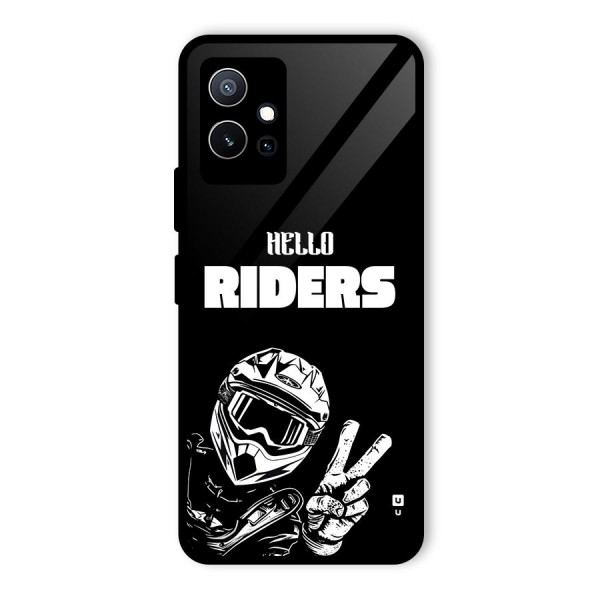 Hello Riders Glass Back Case for Vivo T1 5G