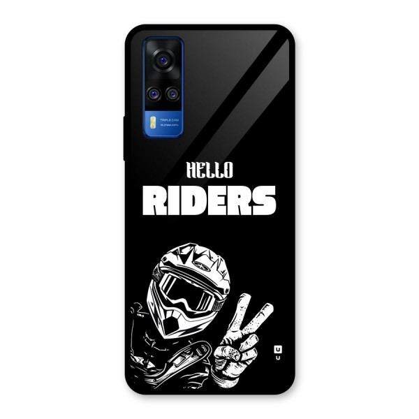 Hello Riders Glass Back Case for Vivo Y51