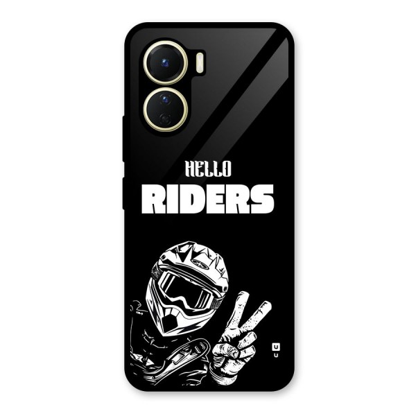 Hello Riders Glass Back Case for Vivo Y56