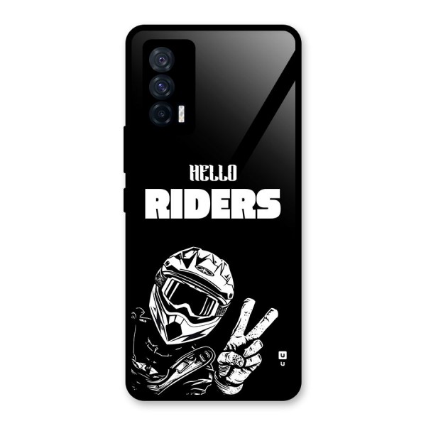 Hello Riders Glass Back Case for Vivo iQOO 7 5G