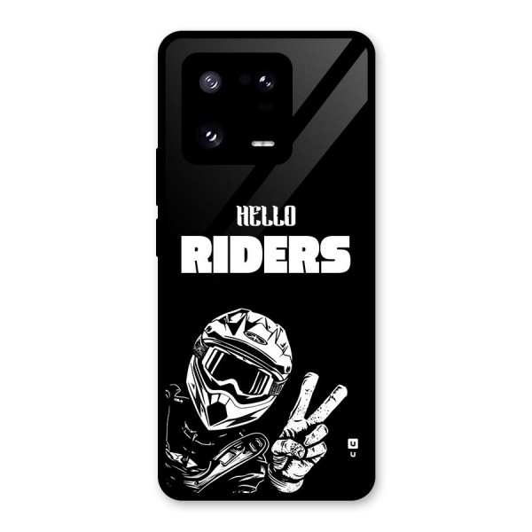 Hello Riders Glass Back Case for Xiaomi 13 Pro