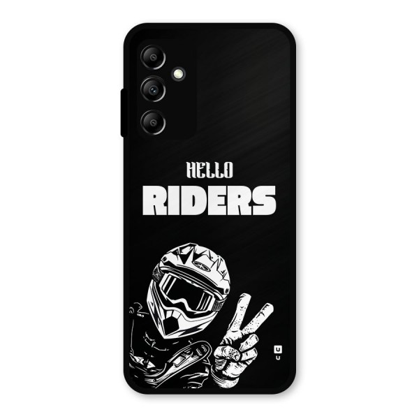 Hello Riders Metal Back Case for Galaxy A14 5G