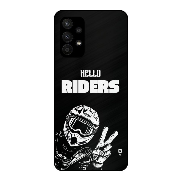 Hello Riders Metal Back Case for Galaxy A23