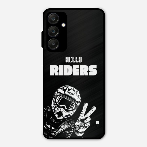 Hello Riders Metal Back Case for Galaxy A25 5G