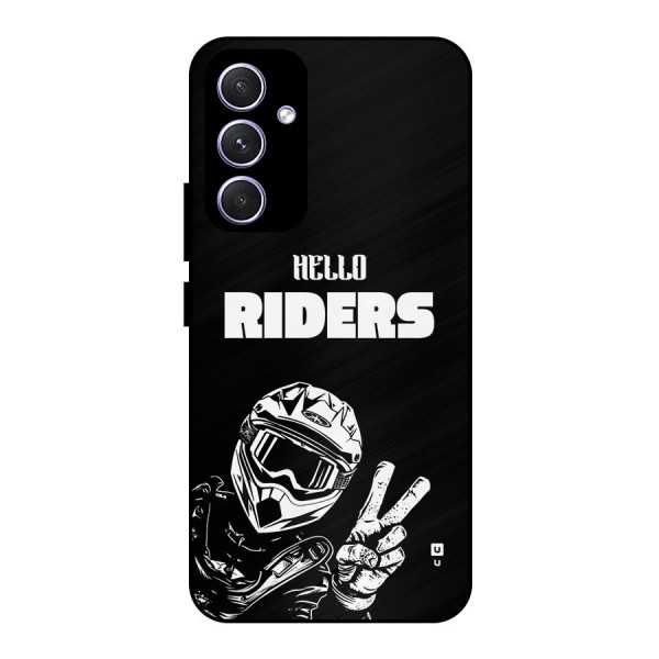 Hello Riders Metal Back Case for Galaxy A54