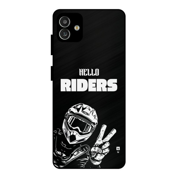 Hello Riders Metal Back Case for Galaxy M13 5G