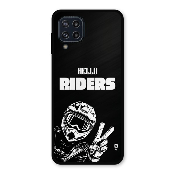 Hello Riders Metal Back Case for Galaxy M32