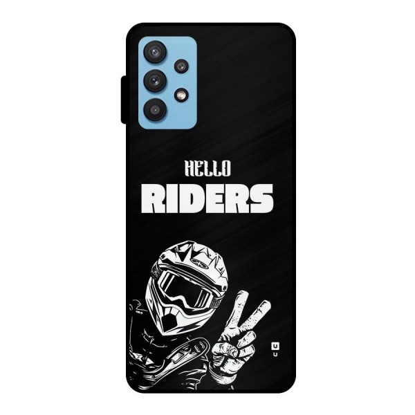 Hello Riders Metal Back Case for Galaxy M32 5G