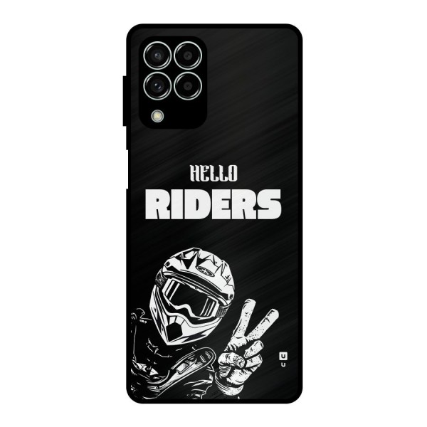 Hello Riders Metal Back Case for Galaxy M33