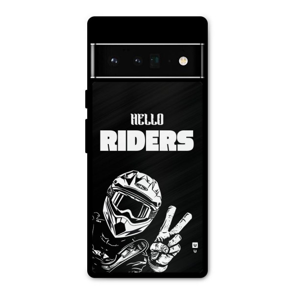 Hello Riders Metal Back Case for Google Pixel 6 Pro