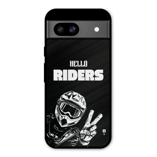 Hello Riders Metal Back Case for Google Pixel 8a