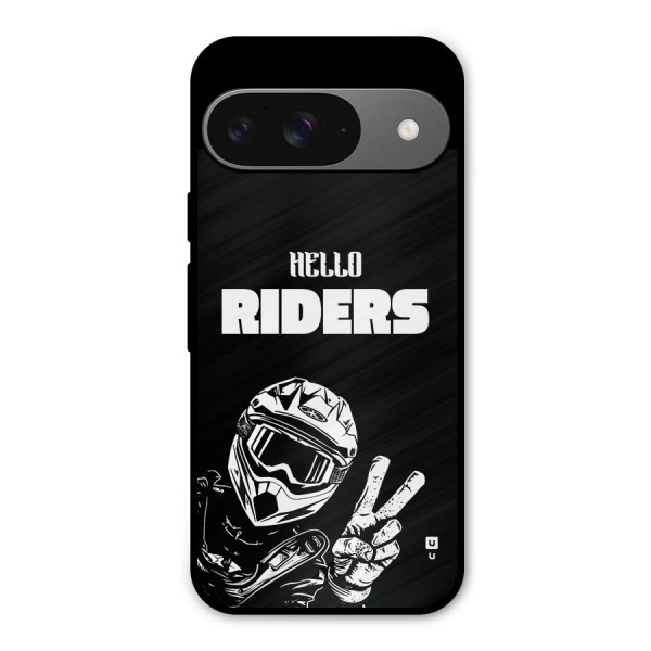 Hello Riders Metal Back Case for Google Pixel 9