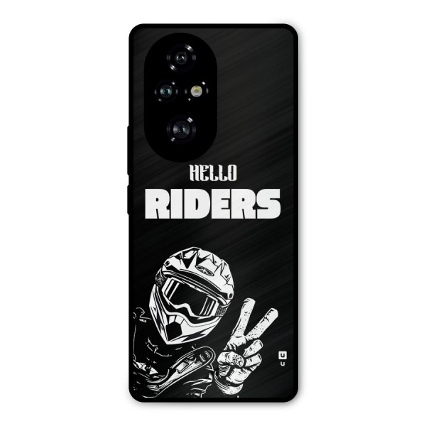 Hello Riders Metal Back Case for Honor 200 Pro