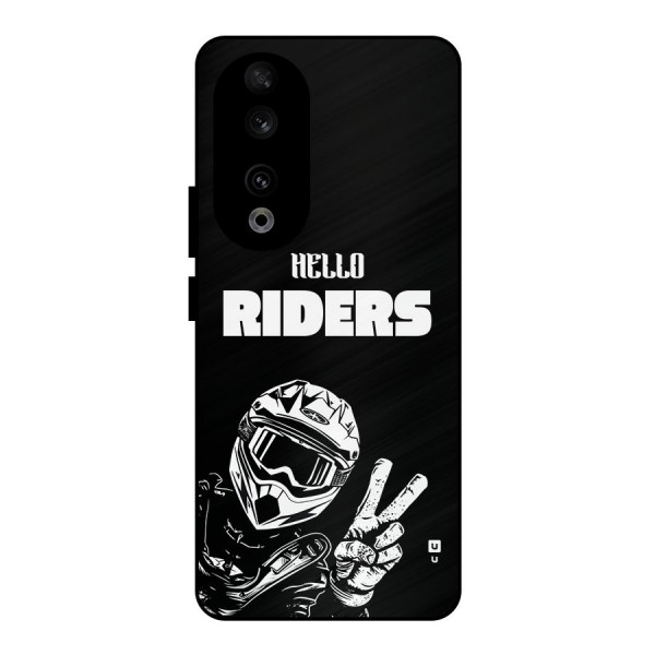 Hello Riders Metal Back Case for Honor 90