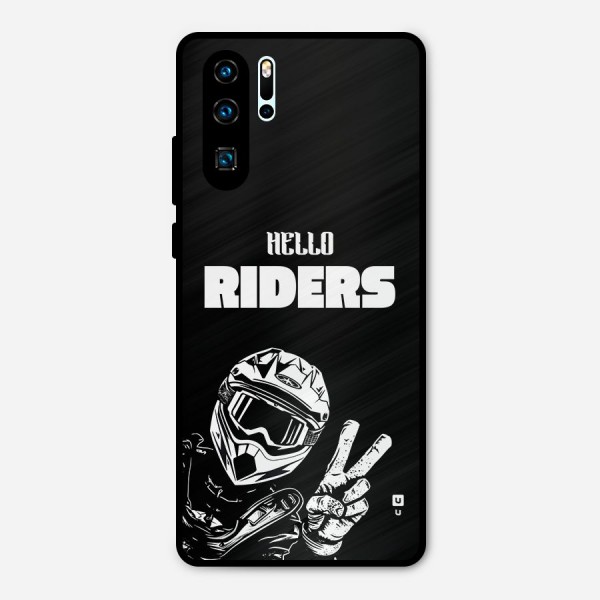 Hello Riders Metal Back Case for Huawei P30 Pro