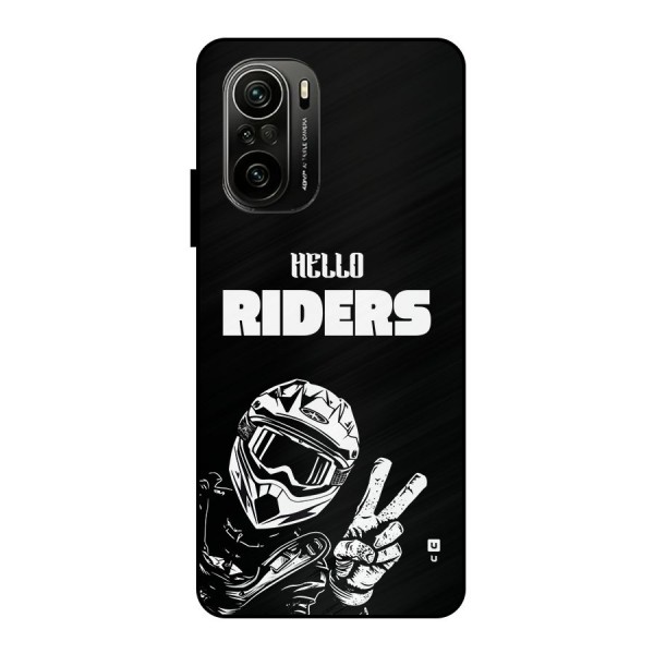 Hello Riders Metal Back Case for Mi 11X Pro