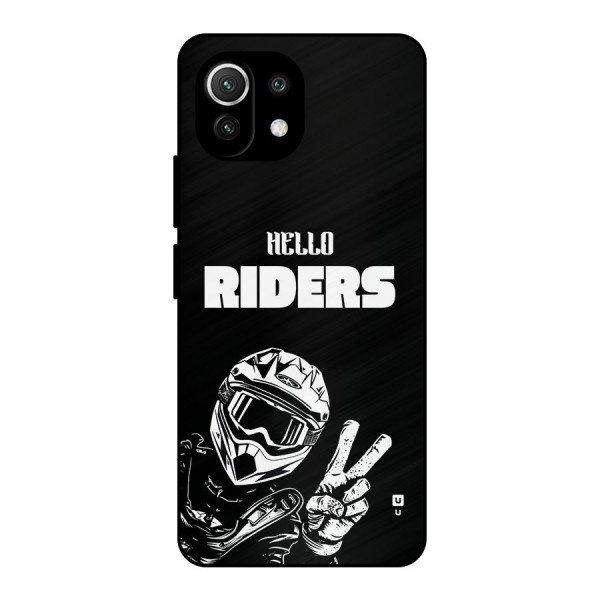 Hello Riders Metal Back Case for Mi 11 Lite