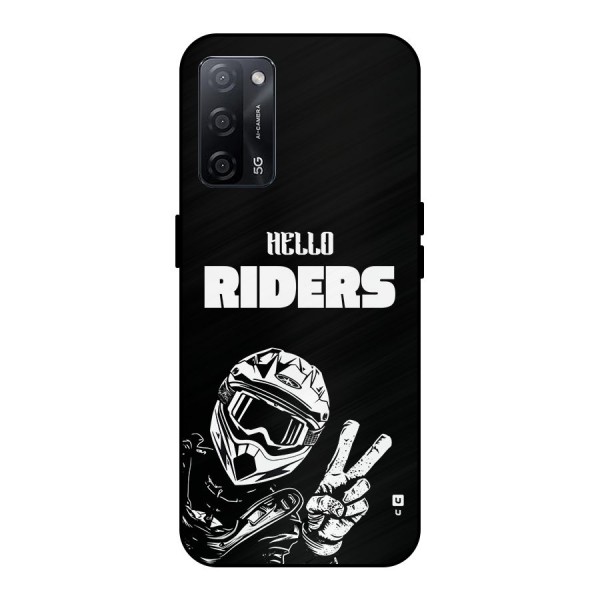 Hello Riders Metal Back Case for Oppo A53s 5G