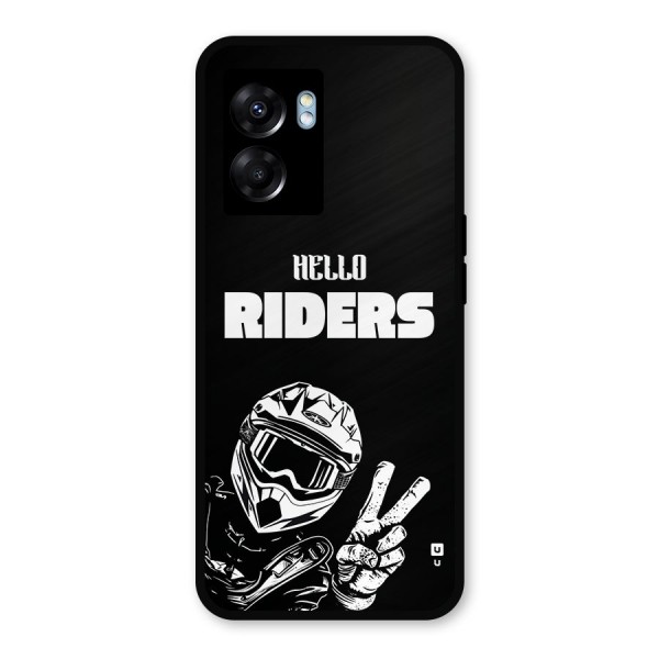 Hello Riders Metal Back Case for Oppo K10 (5G)