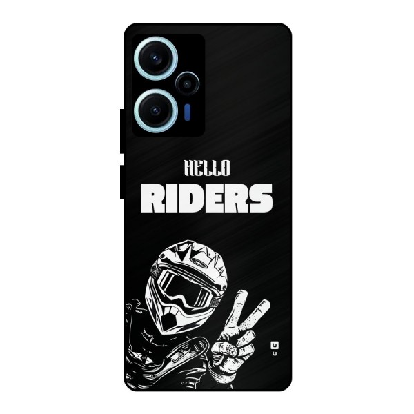 Hello Riders Metal Back Case for Poco F5