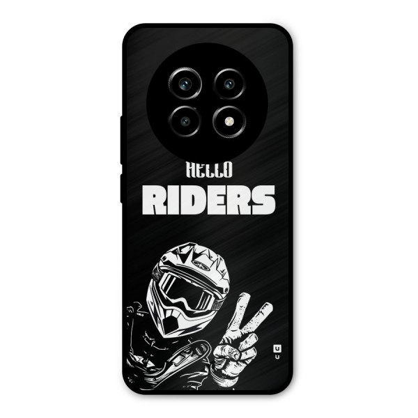 Hello Riders Metal Back Case for Realme 13 Pro