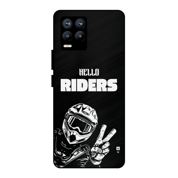 Hello Riders Metal Back Case for Realme 8