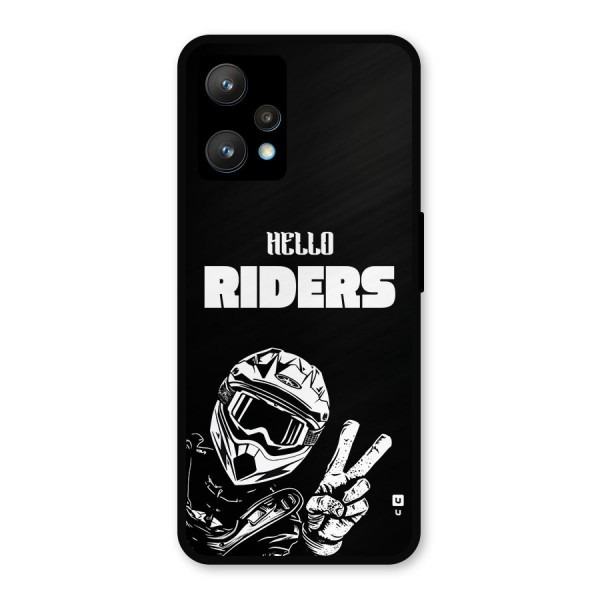 Hello Riders Metal Back Case for Realme 9