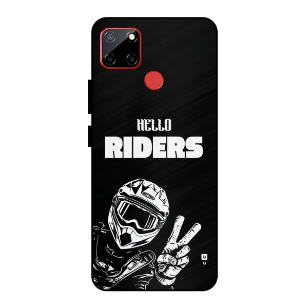 Hello Riders Metal Back Case for Realme C12