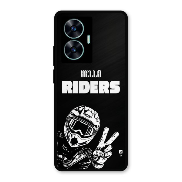 Hello Riders Metal Back Case for Realme C55