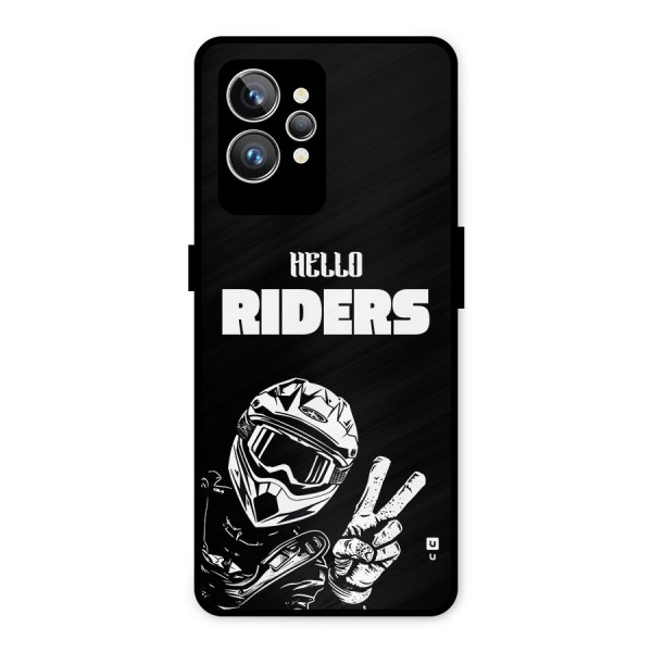 Hello Riders Metal Back Case for Realme GT2 Pro