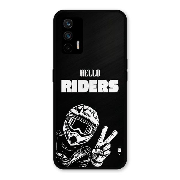 Hello Riders Metal Back Case for Realme GT 5G