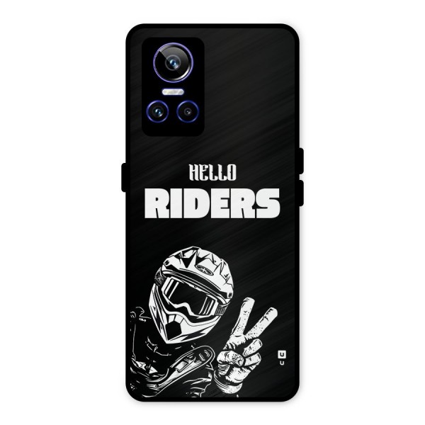 Hello Riders Metal Back Case for Realme GT Neo 3