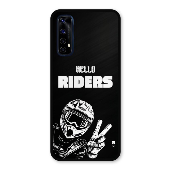 Hello Riders Metal Back Case for Realme Narzo 20 Pro