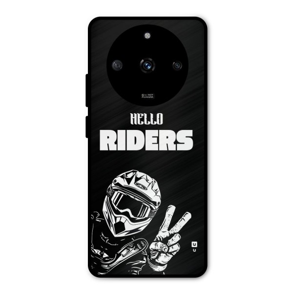 Hello Riders Metal Back Case for Realme Narzo 60 5G